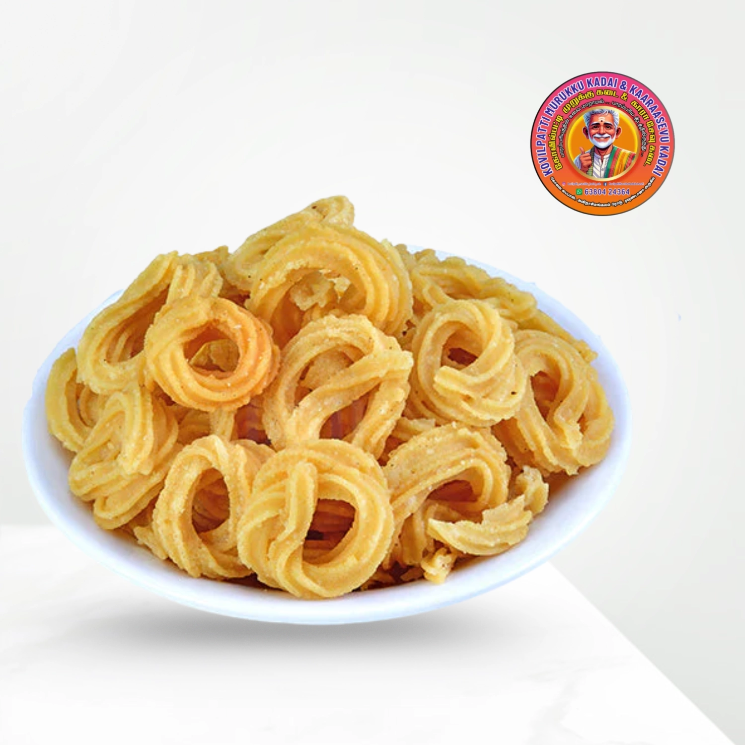 Garlic Murukku | பூண்டு முறுக்கு – 200g – Trichy BG Group