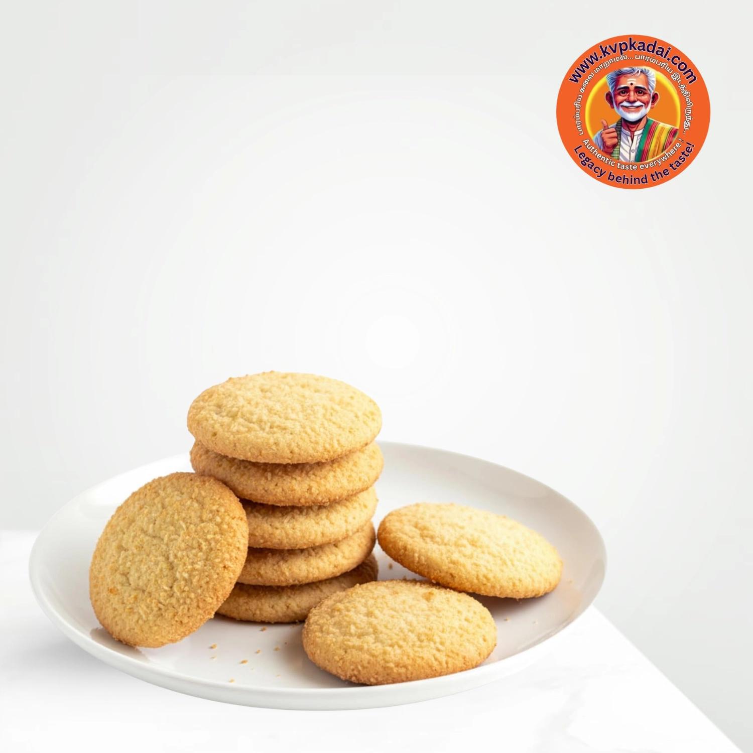 Coconut Cookies | தேங்காய் குக்கீஸ் – 250g Mittai Kadai, Sattur (Legacy Since 1914)